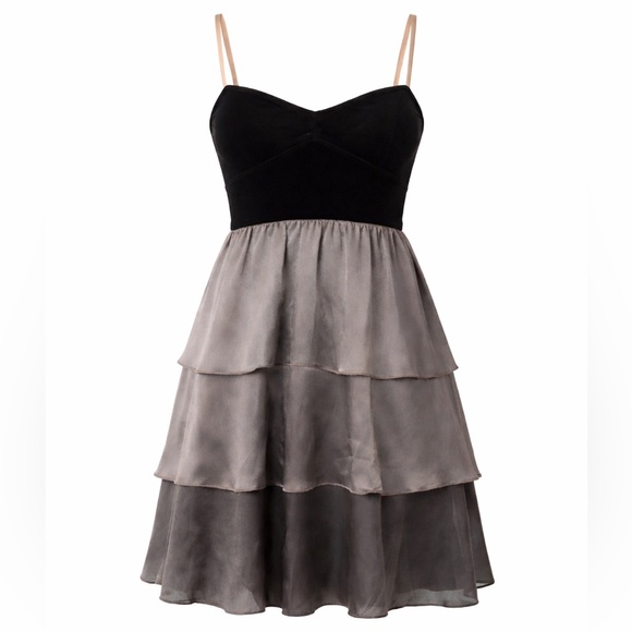 Theory Adedra Sirenity Tiered Silk Dress Size M - Picture 10 of 10